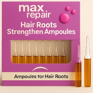 Max Repair אמפולות לחיזוק שורשי השיער: טיפול מרוכז נגד נשירה (12 יחידות)
