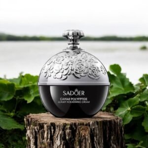SADOER CAVIAR LUXE: קרם פנים יוקרתי עם קוויאר שחור ופפטידים לעור מתוח ומוצק