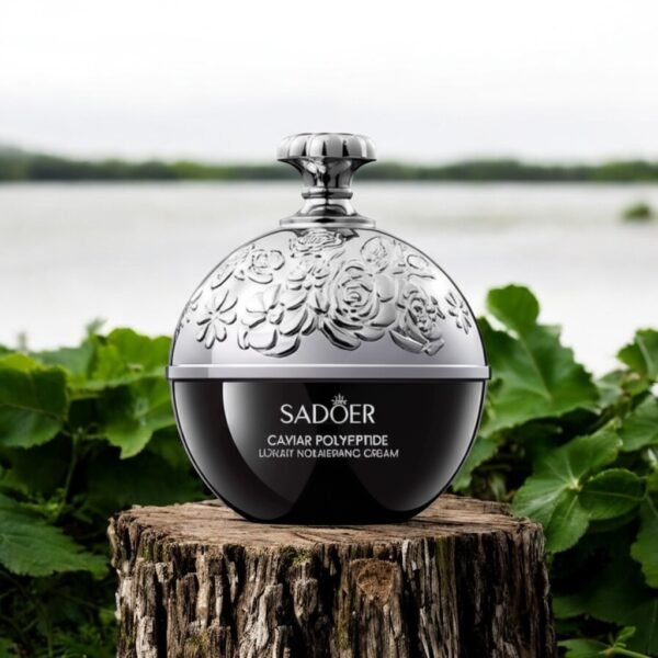 SADOER CAVIAR LUXE: קרם פנים יוקרתי עם קוויאר שחור ופפטידים לעור מתוח ומוצק