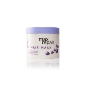 Max Repair מסכת קרטין לשיקום שיער צבוע, יבש ופגום
