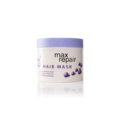 Max Repair מסכת קרטין לשיקום שיער צבוע, יבש ופגום